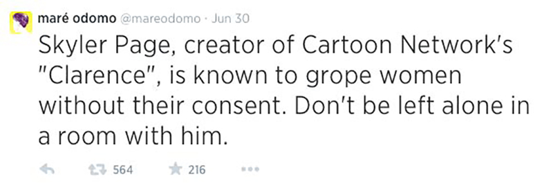 Illustration for article titled Creator of Clarence Fired After Sexual Assault Allegations Surface